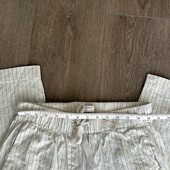 Aritzia babaton errol pants linen ankle trousers small - Picture 7 of 11